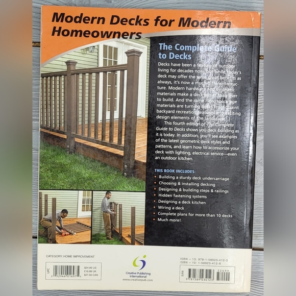 BLACK+DECKER The Complete Guide to Decks - How To Build A Deck Book - Design - Picture 3 of 9